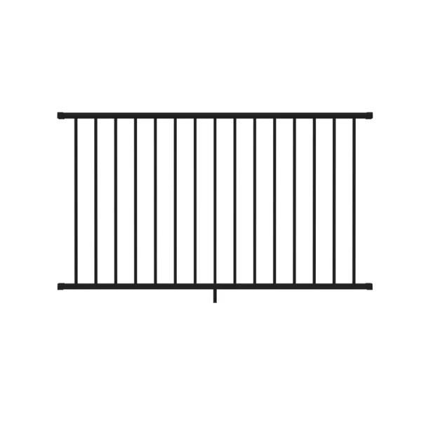 Deckorators Rapid Rail 6-ft x 42-in Matte Black Aluminum Deck Rail Kit