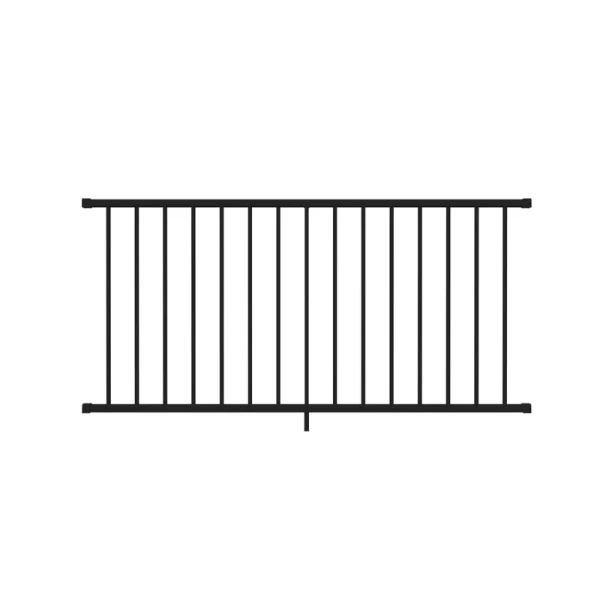 Deckorators Rapid Rail Matte Black Aluminum Deck Rail Kit T726915191