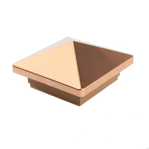 Deckorators Victoria High Point Copper Plastic Cedar Deck Post Cap