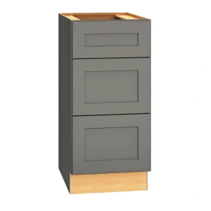 Diamond Express Jamestown 15-in W x 32.5-in H x 21-in D Moonstone Gray 3-Drawer Wood Wall-mount Cabinet Banks