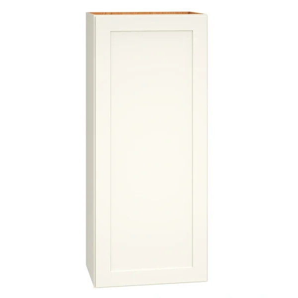 Diamond Express Jamestown 18-in W x 42-in H x 12-in D White Wall Fully Assembled Plywood Cabinet (Recessed Panel Shaker Door Style)