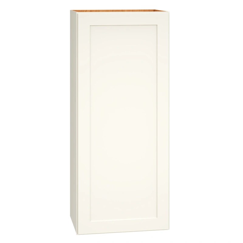 Diamond Express Jamestown 18-in W x 42-in H x 12-in D White Wall Fully Assembled Plywood Cabinet (Recessed Panel Shaker Door Style)