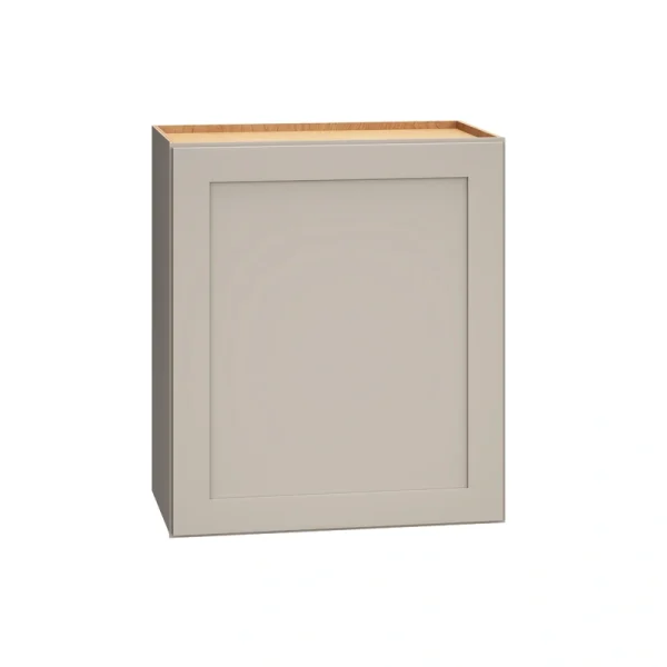 Diamond Express Jamestown 21-in W x 24-in H x 12-in D Cloud Gray Wall Fully Assembled Plywood Cabinet (Recessed Panel Shaker Door Style)