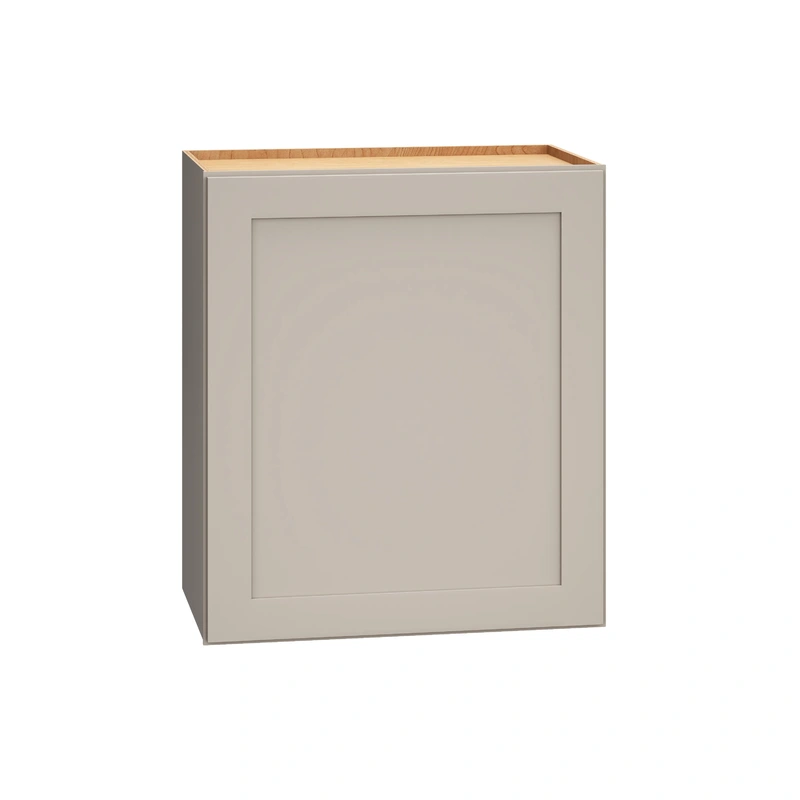 Diamond Express Jamestown 21-in W x 30-in H x 12-in D Cloud Gray Wall Fully Assembled Plywood Cabinet (Recessed Panel Shaker Door Style)