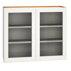 Diamond Express Jamestown 36-in W x 30-in H x 12-in D White Wall Fully Assembled Plywood Cabinet (Recessed Panel Shaker Door Style) T726924217
