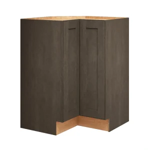 Diamond Express Jamestown 36-in W x 34.5-in H x 24-in D Colt Brown L-shaped Corner Base Fully Assembled Plywood Cabinet (Recessed Panel Shaker Style)