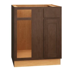 Diamond Express Jamestown 36-in W x 34.5-in H x 24-in D Thatch Partial Overlay Blind 1-Drawer Base Fully Assembled Plywood Cabinet (Recessed Panel Shaker Style)