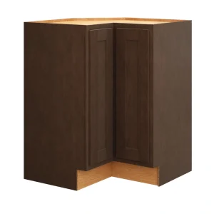 Diamond Express Jamestown 36-in W x 34.5-in H x 24-in D Thatch Partial Overlay Lazy Susan Corner Base Fully Assembled Plywood Cabinet (Recessed Panel Shaker Style) T726924002