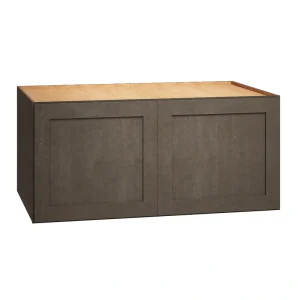Diamond Express Jamestown 39-in W x 18-in H x 24-in D Colt Brown Wall Fully Assembled Plywood Cabinet (Recessed Panel Shaker Door Style)