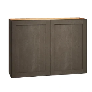 Diamond Express Jamestown 42-in W x 30-in H x 12-in D Colt Brown Wall Fully Assembled Plywood Cabinet (Recessed Panel Shaker Door Style)