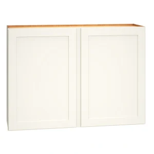 Diamond Express Jamestown 42-in W x 30-in H x 12-in D White Wall Fully Assembled Plywood Cabinet (Recessed Panel Shaker Door Style)