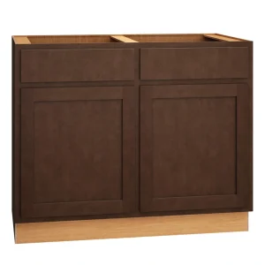 Diamond Express Jamestown 42-in W x 34.5-in H x 24-in D Thatch Partial Overlay 1-Drawer Base Fully Assembled Plywood Cabinet (Recessed Panel Shaker Style)