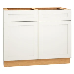 Diamond Express Jamestown 42-in W x 34.5-in H x 24-in D White 1-Drawer Base Fully Assembled Plywood Cabinet (Recessed Panel Shaker Style)