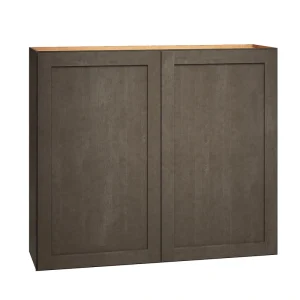 Diamond Express Jamestown 42-in W x 36-in H x 12-in D Colt Brown Wall Fully Assembled Plywood Cabinet (Recessed Panel Shaker Door Style)