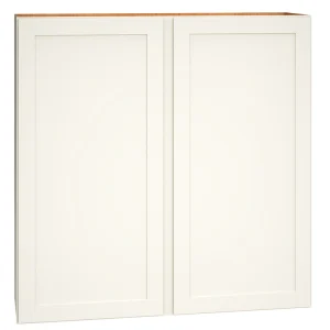 Diamond Express Jamestown 42-in W x 42-in H x 12-in D White Wall Fully Assembled Plywood Cabinet (Recessed Panel Shaker Door Style)