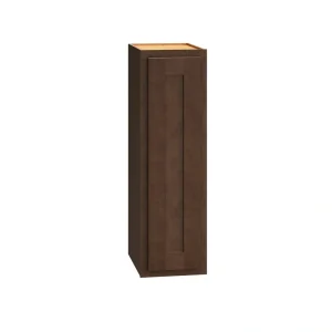 Diamond Express Jamestown 9-in W x 30-in H x 12-in D Thatch Partial Overlay Wall Fully Assembled Plywood Cabinet (Recessed Panel Shaker Door Style)