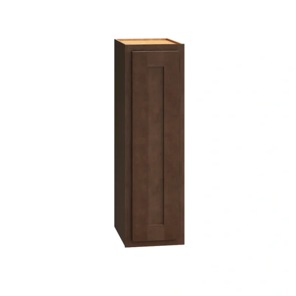 Diamond Express Jamestown 9-in W x 30-in H x 12-in D Thatch Partial Overlay Wall Fully Assembled Plywood Cabinet (Recessed Panel Shaker Door Style)