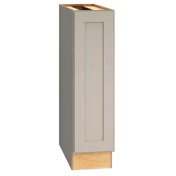 Diamond Express Jamestown 9-in W x 34.5-in H x 24-in D Cloud Gray Base Fully Assembled Plywood Cabinet (Recessed Panel Shaker Door Style)