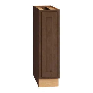 Diamond Express Jamestown 9-in W x 34.5-in H x 24-in D Thatch Partial Overlay Base Fully Assembled Plywood Cabinet (Recessed Panel Shaker Door Style)