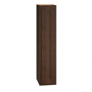 Diamond Express Jamestown 9-in W x 42-in H x 12-in D Thatch Partial Overlay Wall Fully Assembled Plywood Cabinet (Recessed Panel Shaker Door Style)