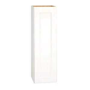 Diamond Express Macaulay 12-in W x 39-in H x 12-in D White Wall Fully Assembled Plywood Cabinet (Recessed Panel Square Door Style)