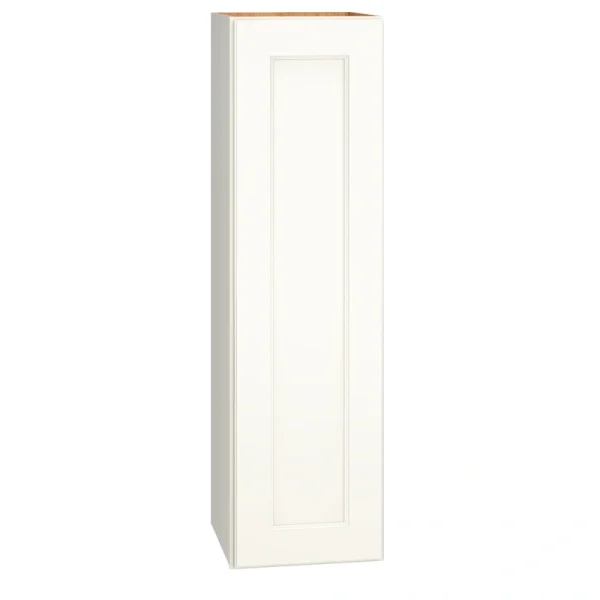 Diamond Express Macaulay 12-in W x 42-in H x 12-in D White Wall Fully Assembled Plywood Cabinet (Recessed Panel Square Door Style)