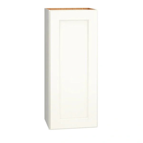 Diamond Express Macaulay 15-in W x 36-in H x 12-in D White Wall Fully Assembled Plywood Cabinet (Recessed Panel Square Door Style)