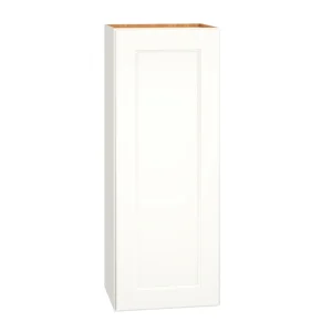 Diamond Express Macaulay 15-in W x 39-in H x 12-in D White Wall Fully Assembled Plywood Cabinet (Recessed Panel Square Door Style)