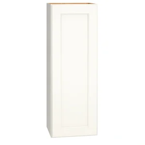 Diamond Express Macaulay 15-in W x 42-in H x 12-in D White Wall Fully Assembled Plywood Cabinet (Recessed Panel Square Door Style)