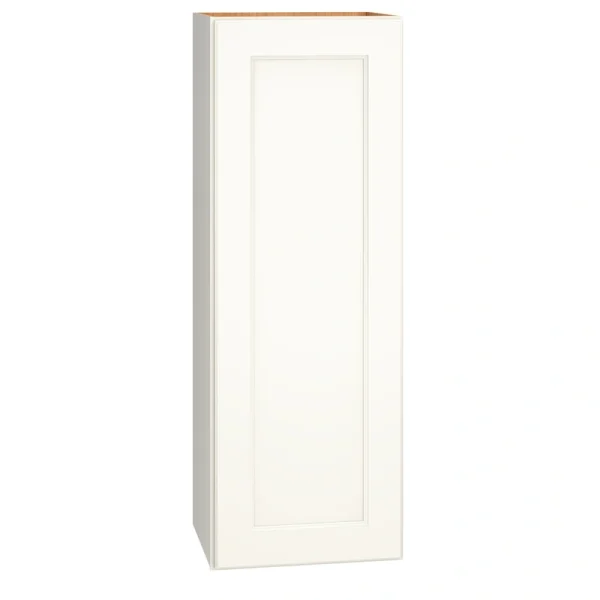 Diamond Express Macaulay 15-in W x 42-in H x 12-in D White Wall Fully Assembled Plywood Cabinet (Recessed Panel Square Door Style)