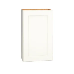 Diamond Express Macaulay 18-in W x 30-in H x 12-in D White Wall Fully Assembled Plywood Cabinet (Recessed Panel Square Door Style)