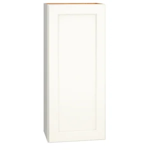 Diamond Express Macaulay 18-in W x 42-in H x 12-in D White Wall Fully Assembled Plywood Cabinet (Recessed Panel Square Door Style)