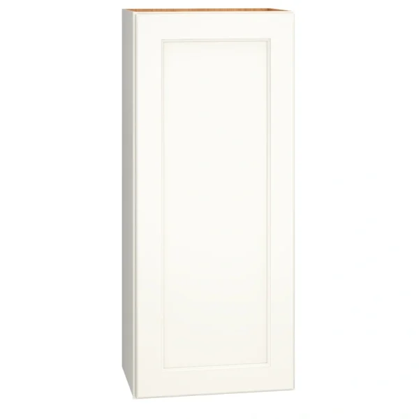 Diamond Express Macaulay 18-in W x 42-in H x 12-in D White Wall Fully Assembled Plywood Cabinet (Recessed Panel Square Door Style)