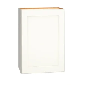 Diamond Express Macaulay 21-in W x 30-in H x 12-in D White Wall Fully Assembled Plywood Cabinet (Recessed Panel Square Door Style)
