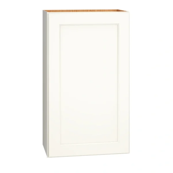 Diamond Express Macaulay 21-in W x 36-in H x 12-in D White Wall Fully Assembled Plywood Cabinet (Recessed Panel Square Door Style)