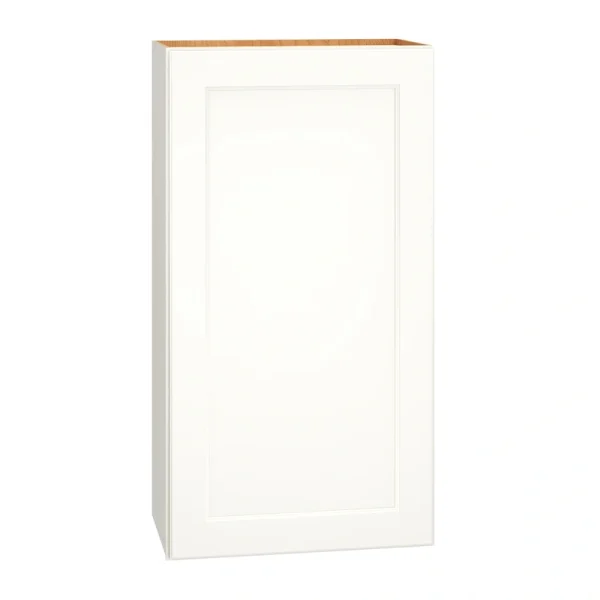 Diamond Express Macaulay 21-in W x 39-in H x 12-in D White Wall Fully Assembled Plywood Cabinet (Recessed Panel Square Door Style)