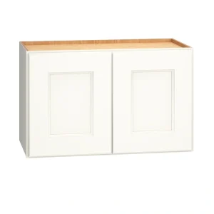 Diamond Express Macaulay 24-in W x 15-in H x 12-in D White Wall Fully Assembled Plywood Cabinet (Recessed Panel Square Door Style)