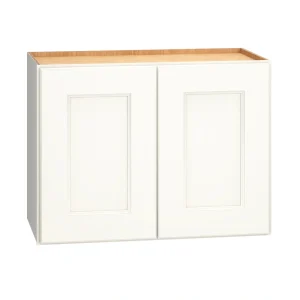 Diamond Express Macaulay 24-in W x 18-in H x 12-in D White Wall Fully Assembled Plywood Cabinet (Recessed Panel Square Door Style)