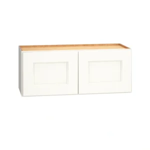 Diamond Express Macaulay 30-in W x 12-in H x 12-in D White Wall Fully Assembled Plywood Cabinet (Recessed Panel Square Door Style)