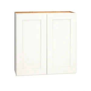 Diamond Express Macaulay 30-in W x 30-in H x 12-in D White Wall Fully Assembled Plywood Cabinet (Recessed Panel Square Door Style)