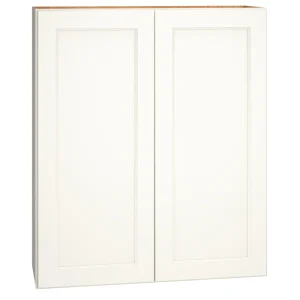 Diamond Express Macaulay 36-in W x 42-in H x 12-in D White Wall Fully Assembled Plywood Cabinet (Recessed Panel Square Door Style)