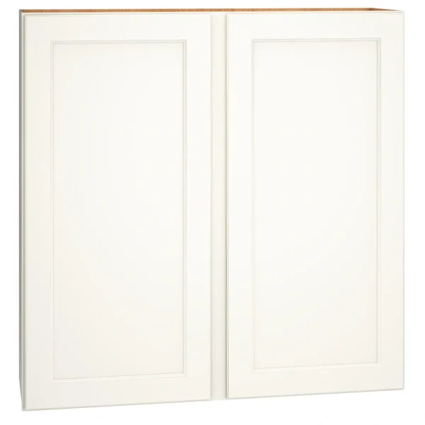 Diamond Express Macaulay 42-in W x 42-in H x 12-in D White Wall Fully Assembled Plywood Cabinet (Recessed Panel Square Door Style)