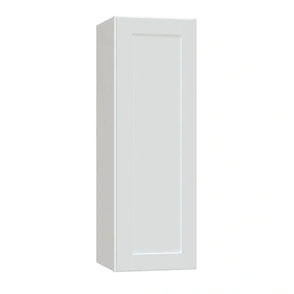 Diamond NOW Arcadia 12-in W x 36-in H x 12-in D White Wall Fully Assembled Cabinet (Recessed Panel Shaker Door Style)