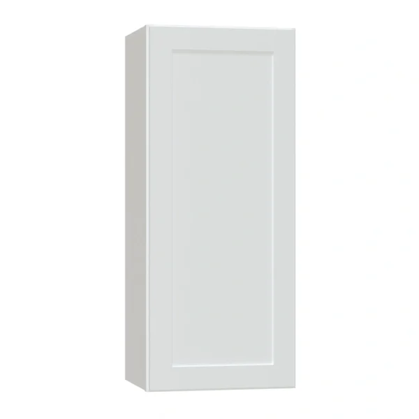 Diamond NOW Arcadia 15-in W x 36-in H x 12-in D White Wall Fully Assembled Cabinet (Recessed Panel Shaker Door Style)