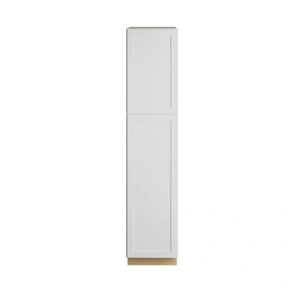 Diamond NOW Arcadia 18-in W x 84-in H x 23.75-in D White Pantry Fully Assembled Cabinet (Recessed Panel Shaker Door Style)
