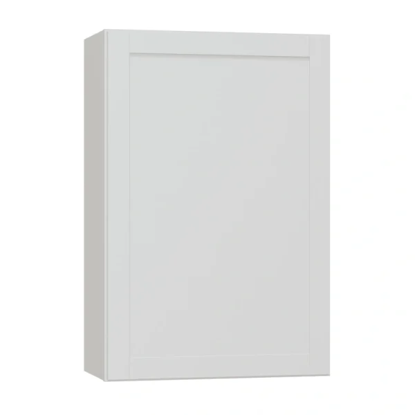 Diamond NOW Arcadia 24-in W x 36-in H x 12-in D White Wall Fully Assembled Cabinet (Recessed Panel Shaker Door Style)
