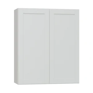 Diamond NOW Arcadia 27-in W x 36-in H x 12-in D White Wall Fully Assembled Cabinet (Recessed Panel Shaker Door Style)