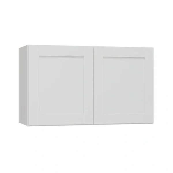 Diamond NOW Arcadia 30-in W x 18-in H x 12-in D White Wall Fully Assembled Cabinet (Recessed Panel Shaker Door Style)