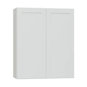 Diamond NOW Arcadia 30-in W x 36-in H x 12-in D White Wall Fully Assembled Cabinet (Recessed Panel Shaker Door Style)
