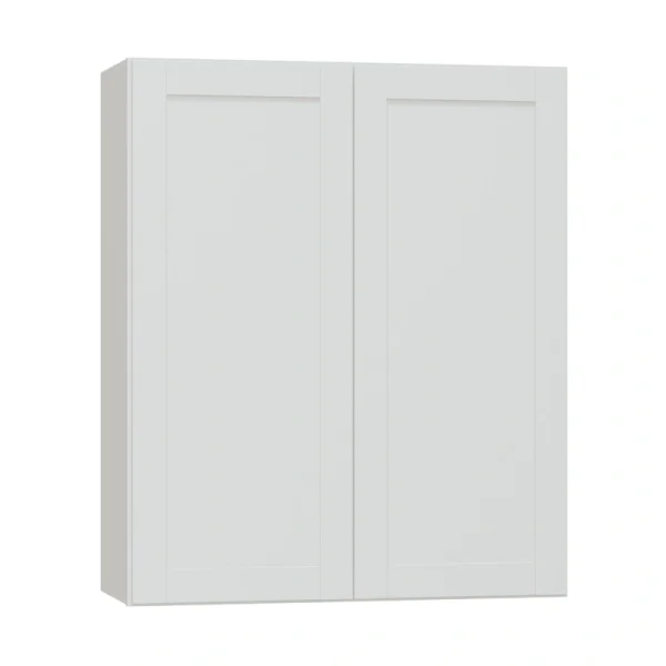 Diamond NOW Arcadia 30-in W x 36-in H x 12-in D White Wall Fully Assembled Cabinet (Recessed Panel Shaker Door Style)